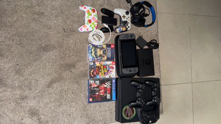 Selling Switch And PS4 Games As A Bundle Games And Headset And Controller