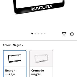 Para Placa De Acura 