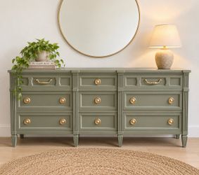 Vintage Green Dresser
