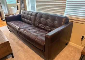 Leather sofa