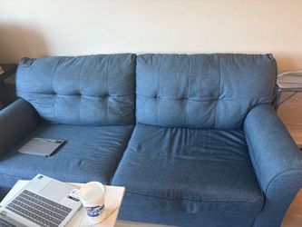 Blue couch