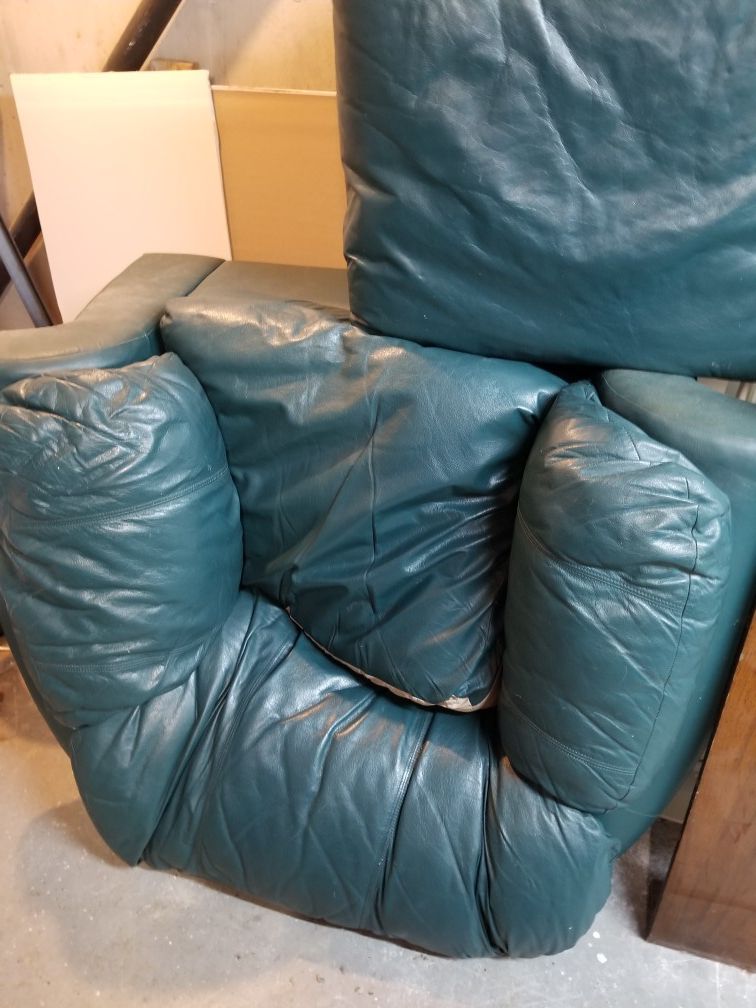 Leather Couch Free