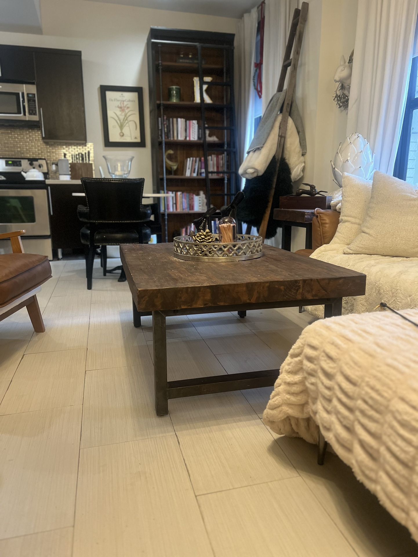 Pottery Barn Coffee Table and Two End Table Set