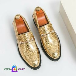 Patent Leather Fashion Men Party Loafers Prom Dress Casual Leather Shoes Men Slip-on Flat Shoes Luxury Shiny Designer Men Shoes

