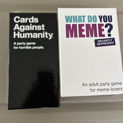 Card Board Games, Cards Against Humanity, What Do You Meme *Must Sell By Memorial Day*
