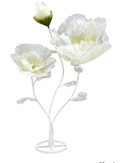 Large Fake Flower with Standing Stems and Base