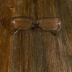 Women Clear Black Sunglasses 