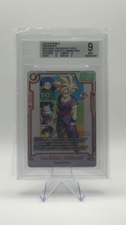2025 Fusion World Son Gohan Childhood Alt Art SB02-007 BGS 9 Mint