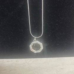 Diamond (not Real) Necklace