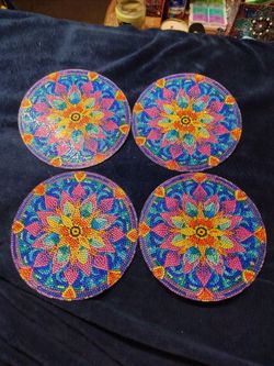 4 Table placemats diamond art