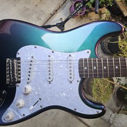Custom Built Color Shift Stratocaster Guitar