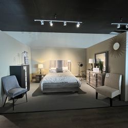 Grey 4PC Queen Bedroom Set