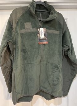 Military Surplus Cold Weather Fleece Jacket, New, Large