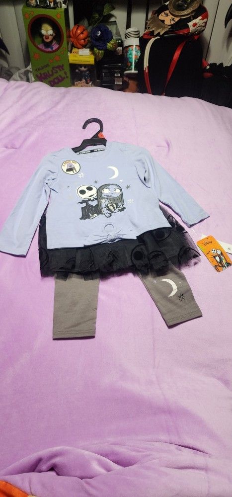 Disney Toddler Girl 3 Piece Nightmare Before Christmas Set