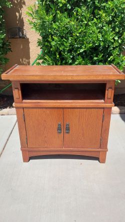 Small wood cabinet