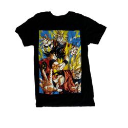 Size Small Dragonball Z Black T-Shirt Men's Anime Shirt
