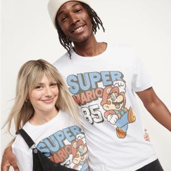 Nintendo! 🍄👾 SÚPER MARIO BROS.™ 👾 🍄 Since “85 Adult T-Shirt $10 each or 2 for $18!  