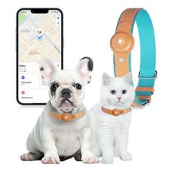 2-In-1 GPS Tracker For Dogs&Cats: Smart Collar With Real-Time Location, No Monthly Fee