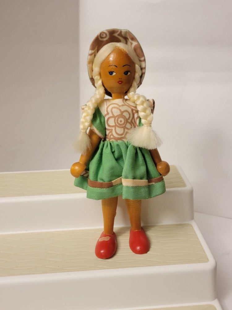 Wooden Peg Doll