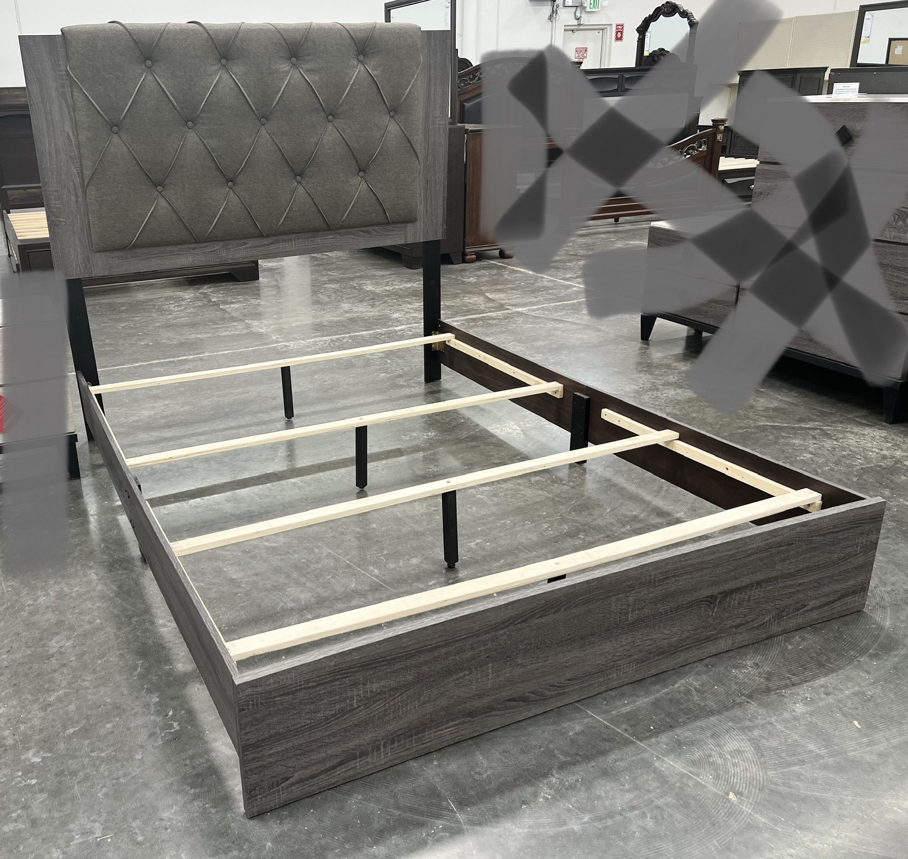 New Queen Size Bed With New Mattress Included