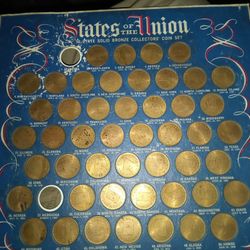 State of the Union 50 State Solid Bronze Collector's Coin
