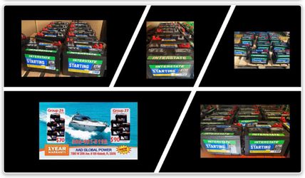 Baterías Deep Cycle Nuevas Marinas con Garantía De 1 Año