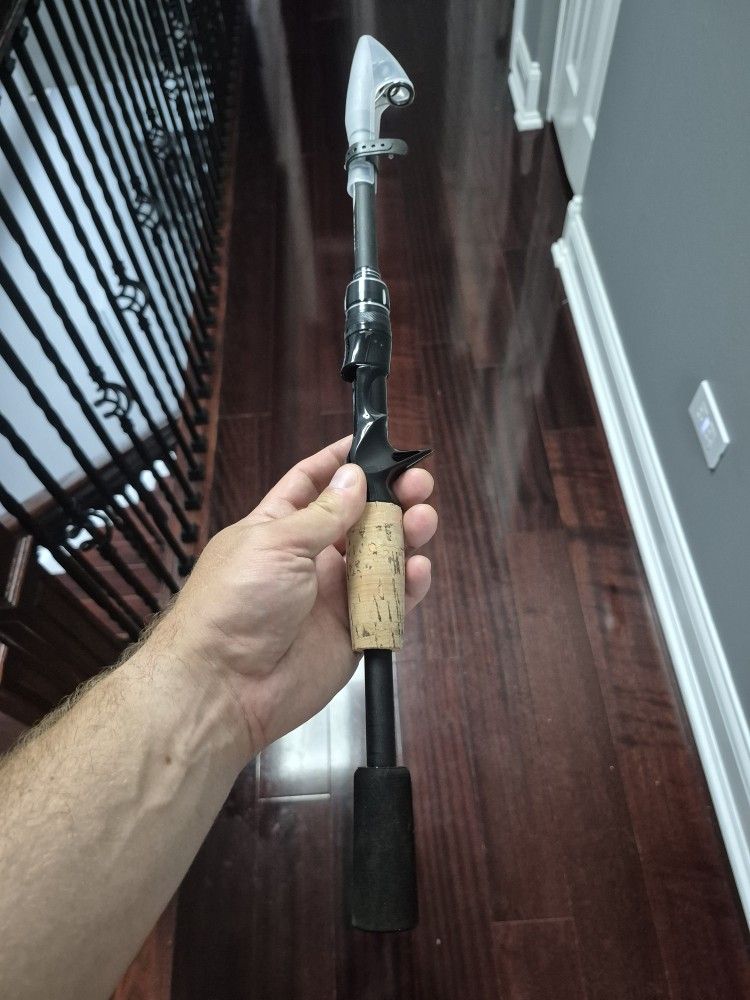New Travel Retractable Fishing Casting Rod