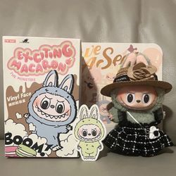 LABUBU POP-MART ORIGINAL The Monsters Macaron With Accessories GREEN GRAPE