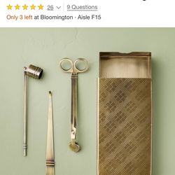 4 Piece Candle Tool Set