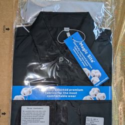Boys NWT Black Dress Shirt w Gray Tie By Magic Site Size 10