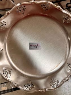 6” pewter, Tumasek Pewter Company.  Asian inspired theme.