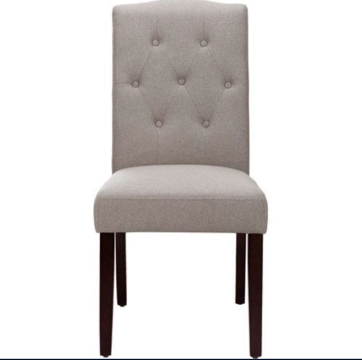 Brand New Contemporary Upholstered Tufted Dining Side Chair