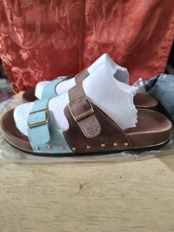 Sandal slides women's size 10 $25 new