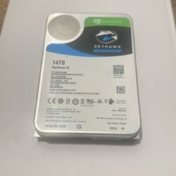 Seagate SkyHawk AI 14TB HDD 3.5" 7200 CCTV SATA Hard Drive  ST14000VE0008