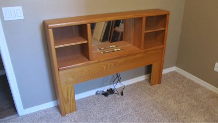 Oak Headboard for Full Size Bed