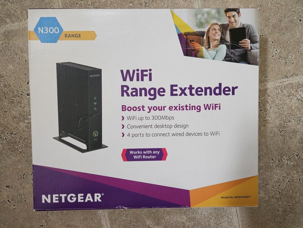 Netgear Range Extender Model WN2000RPT