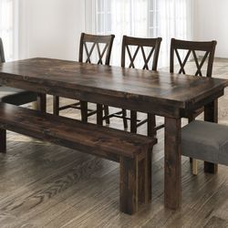 Farmhouse Rustic Style Dining Tables. 