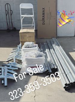 New Canopies, Chairs & Tables For Sale