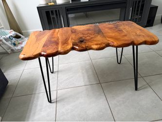 Wooden coffee table