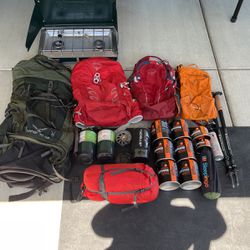 Backpacking, Hiking, Camping - Osprey Backpacks, Stoves, Hiking Poles, Fuel