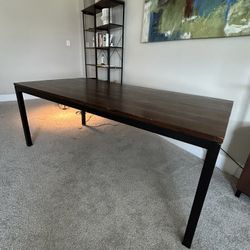 West Elm Reclaimed Wood Industrial Dining Table