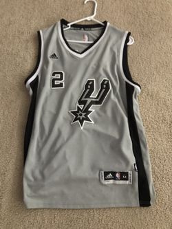 Grey kawhi Leonard #2 jersey
