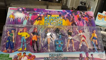 K-pop demon hunters set of 9 figures