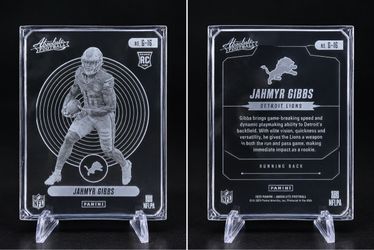 Jahmyr Gibbs 2023 Panini Absolute Football Rookie Card