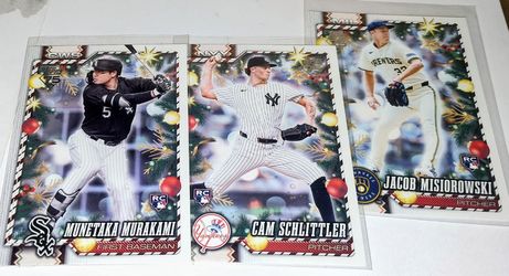 2026 TOPPS HOLIDAY RC LOT MIZ SCHLITTLER MURAKAMI