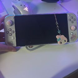 Nintendo Switch Oled With Custom Buttons