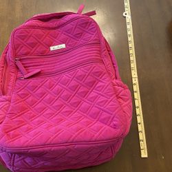 Vera Bradley Backpack Pink - Ladies Backpack Used Ones 