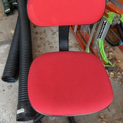 red office chair 