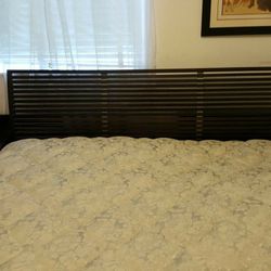 Italian design California king platform bed frame