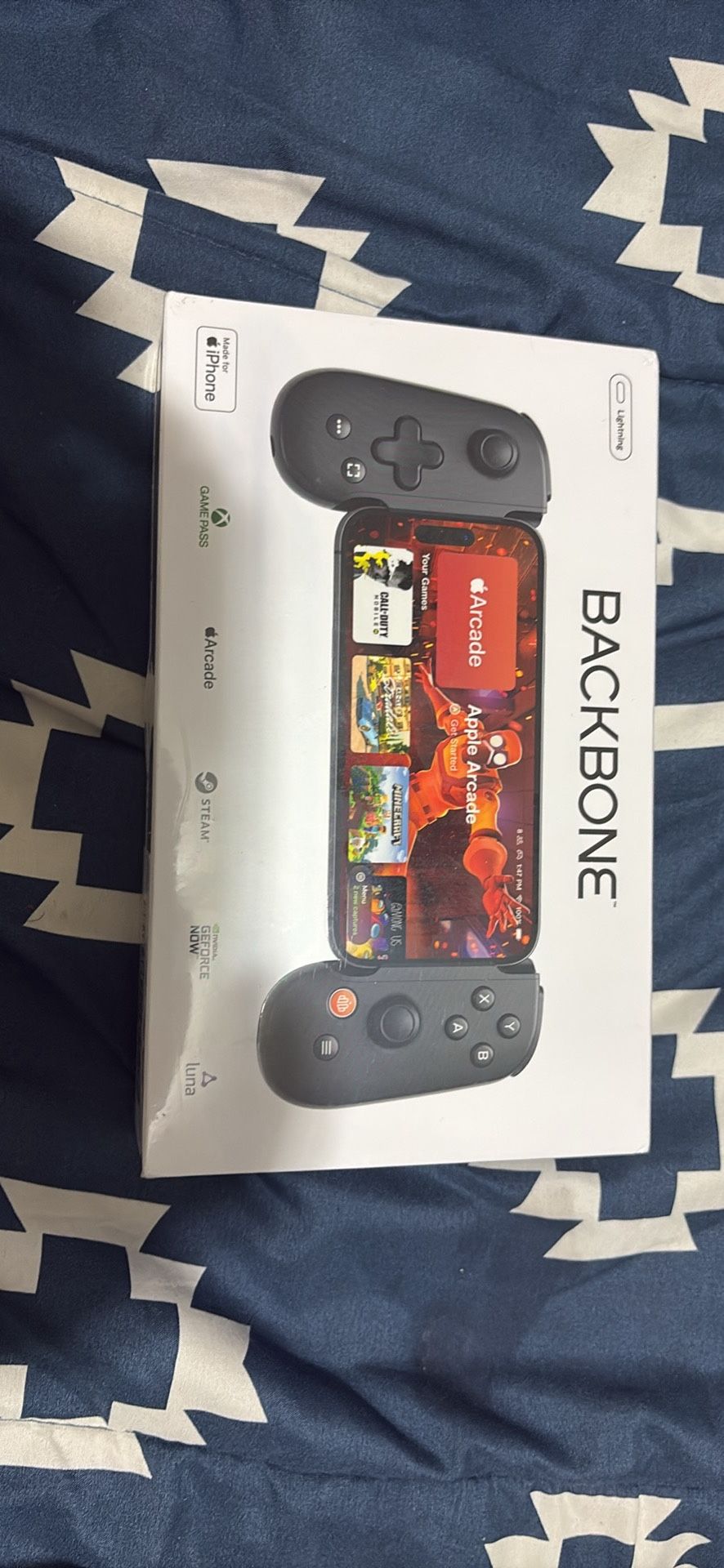 Backbone - One (Lightning) - Mobile Gaming Controller for iPhone - 2nd Gen - Black